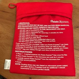 Potato Express Microwave Potato Cooker and Bonus Kitchen Towel